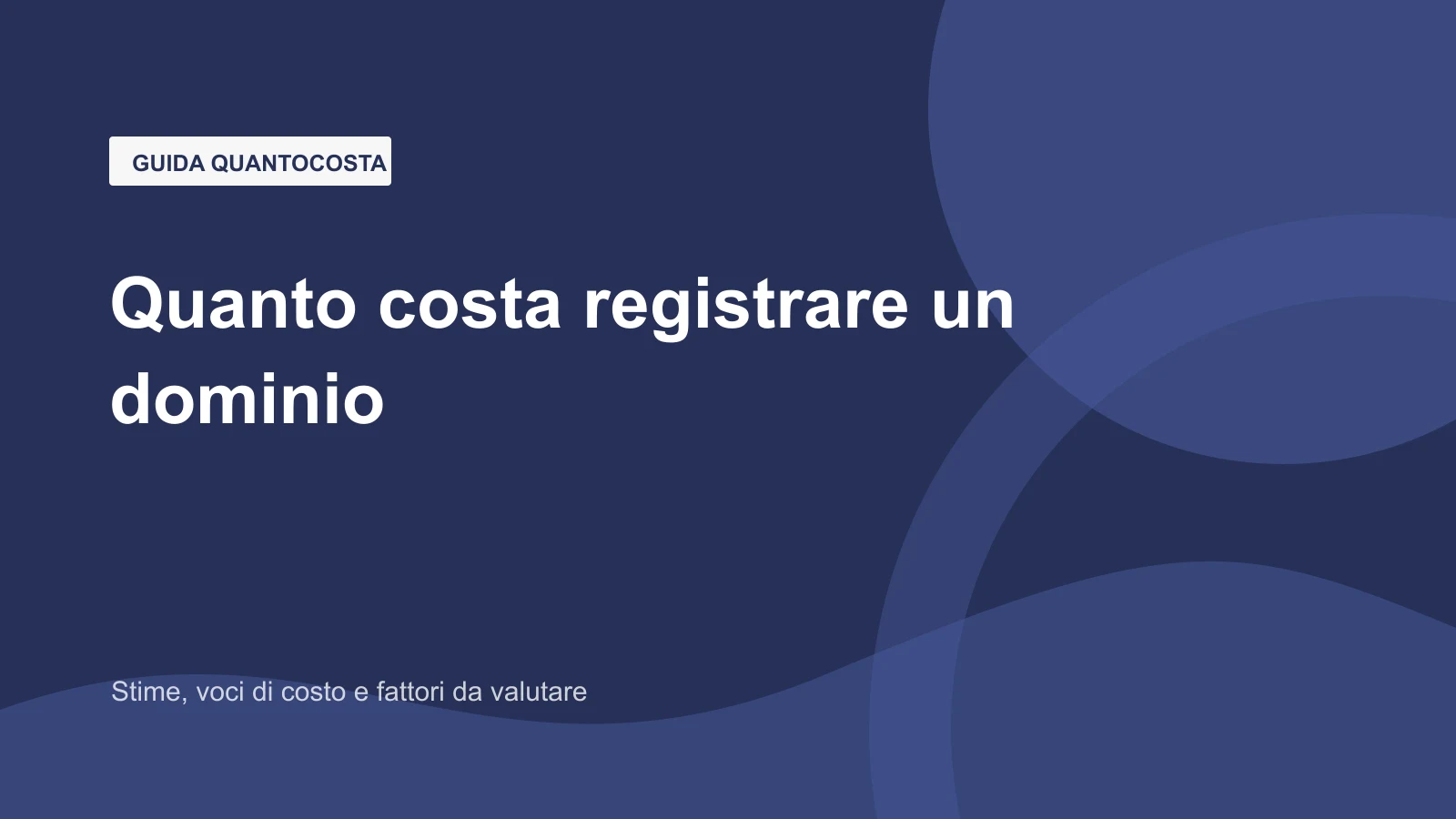 Immagine editoriale per quanto costa registrare un dominio?