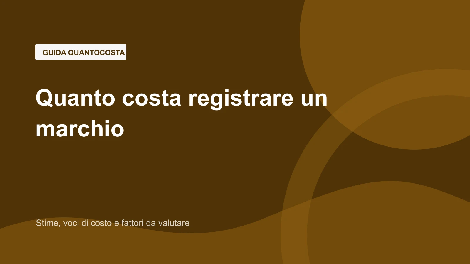 Immagine editoriale per quanto costa registrare un marchio?