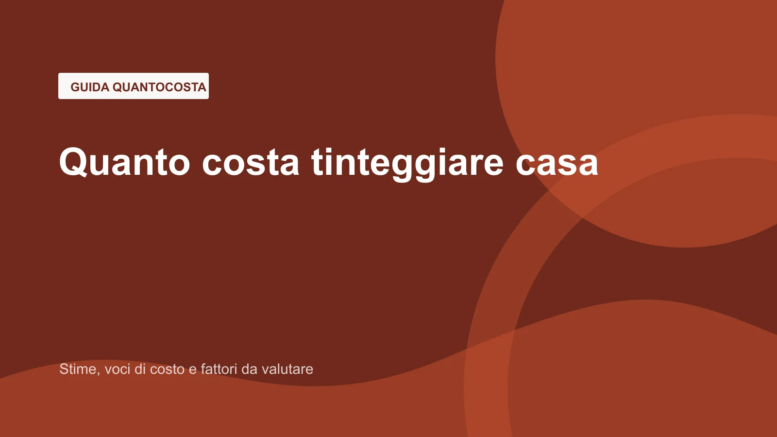 Immagine editoriale per quanto costa tinteggiare casa?
